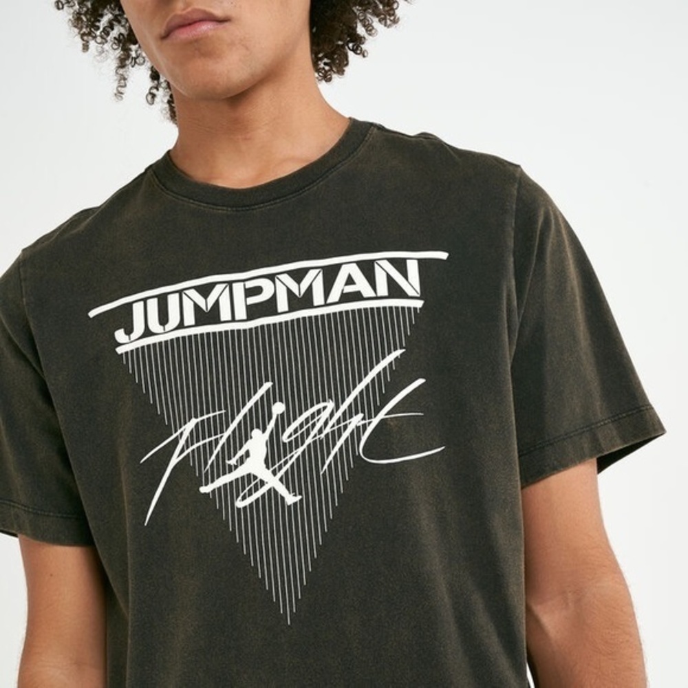 RARE!! AIR JORDAN JUMPMAN FLIGHT CREW MENS SHIRT CD5642 010 Size Medium